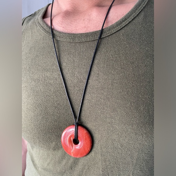 Red Jasper Protection Necklace - Picture 4 of 6